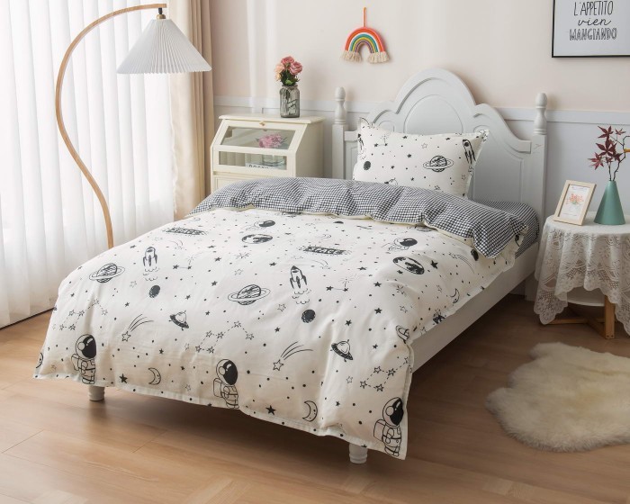 Космонавт (белый) Комплект постельного белья Детский