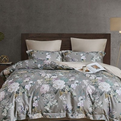 Постельное белье Asabella Евро, фланель-тенсел 2296-6/160*30