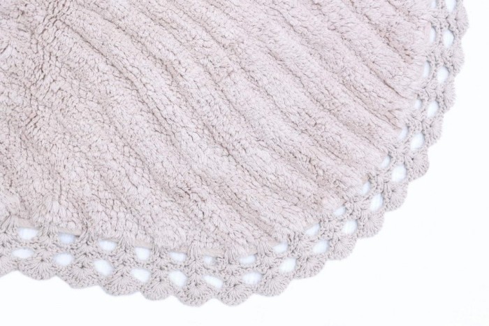 SIERRA (беж) Набор ков. для ванной кружевной 60х100 и 50х70