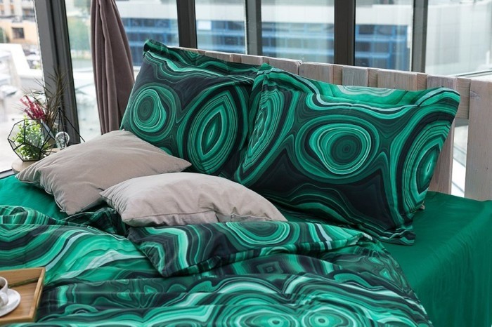 Постельное белье Этель ET-360-3-70 Минералы Малахит