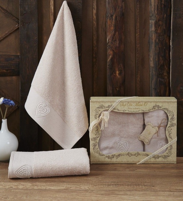 AMANDA (пудра) 50x90-70х140 Комп. полотенец