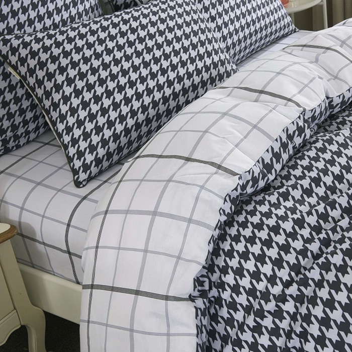 Модерн №28 Комплект постельного белья сатин Евро 4н