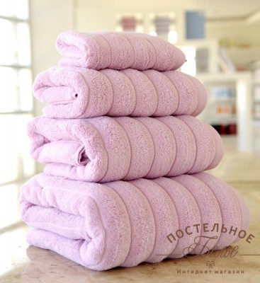 MICROLINE (розовая) 50х90 Полотенце Микрокоттон