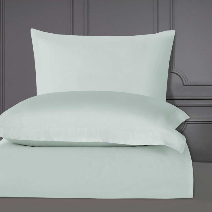 Простыни Arya Сатин полуторная 180Х240 Camino Мятный