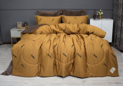 Комплекты для сна Ягуар (какао охра) ABC Egypt Cotton Евро