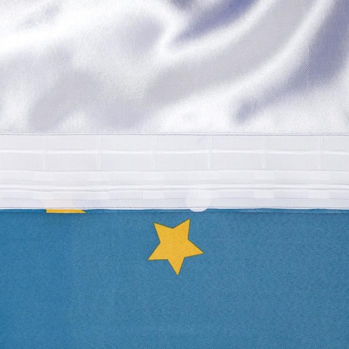 Штора "Этель" Planets time без держателя цв. синий, 110*260 см, 100% п/э, блэкаут