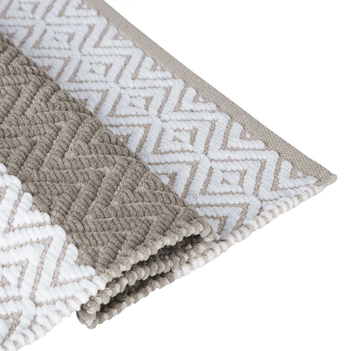 Коврик Arya 50X80 Lupa Бежевый, Белый