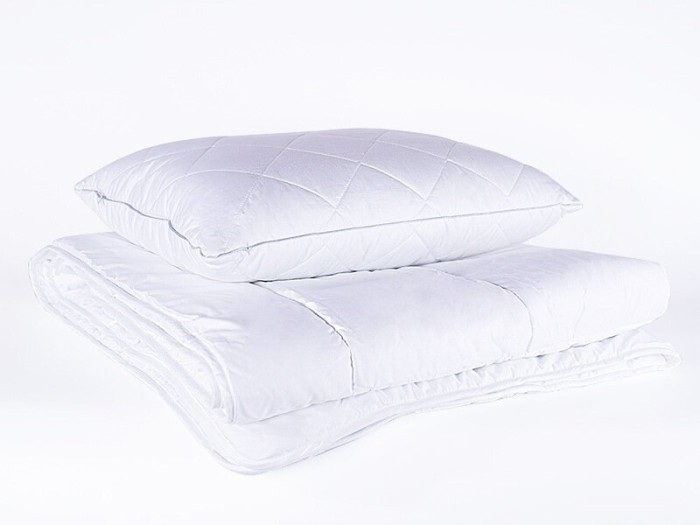 Подушка средняя (стеганый чехол на молнии)  "Благородный кашемир" 50 х 90 см