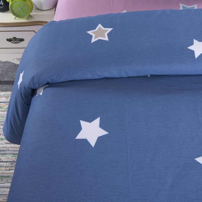 Звездочки (синие) Комплект постельного белья детский