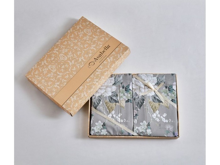 Постельное белье Asabella Евро, фланель-тенсел 2296-6/180*30