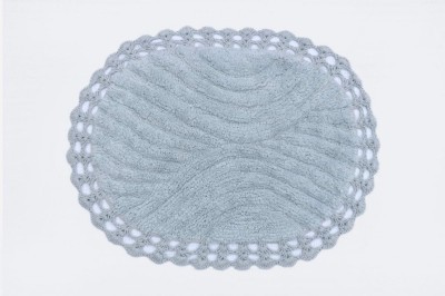 SIERRA (голубой) Коврик для ванной кружевной 50х70