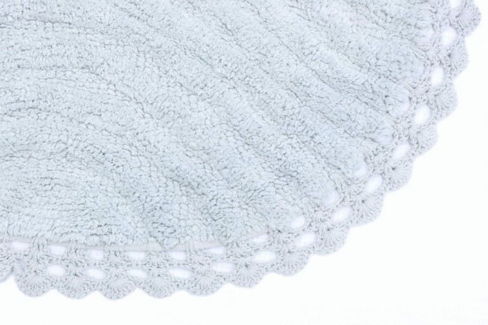 SIERRA (голубой) Коврик для ванной кружевной 50х70