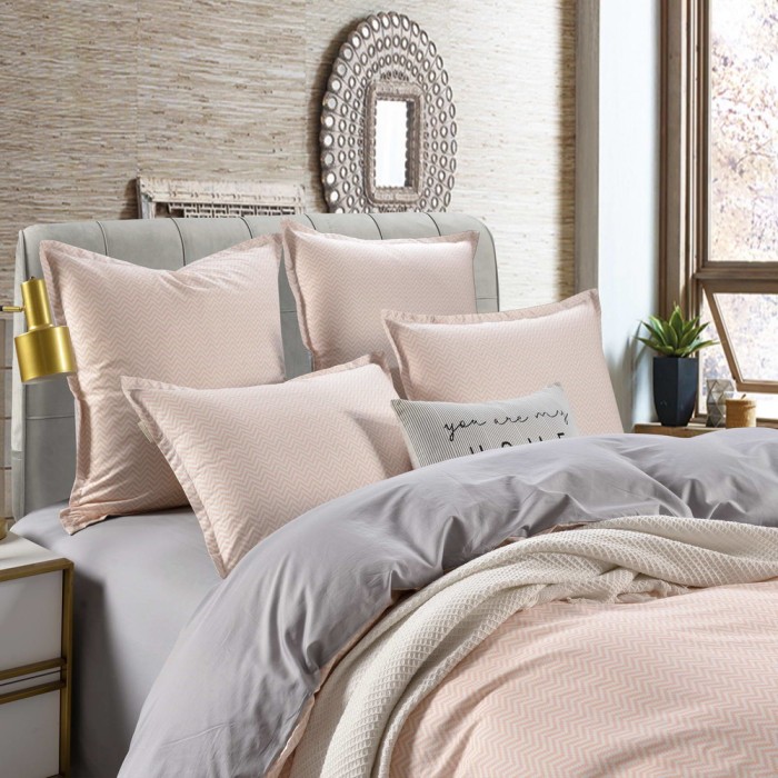 Дамиана Комплект постельного белья сатин Евро 4н