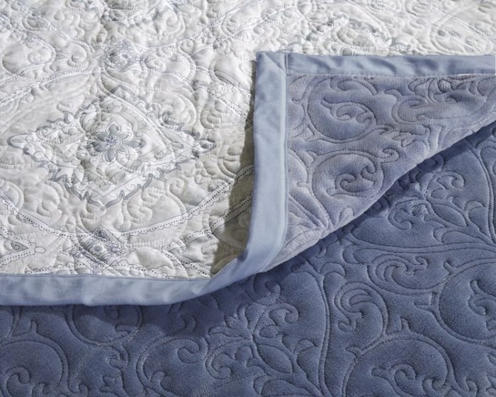 Плед Казанова Плед 2.2 Альбина (индиго лайт) 220х240 SR56-202-2.2