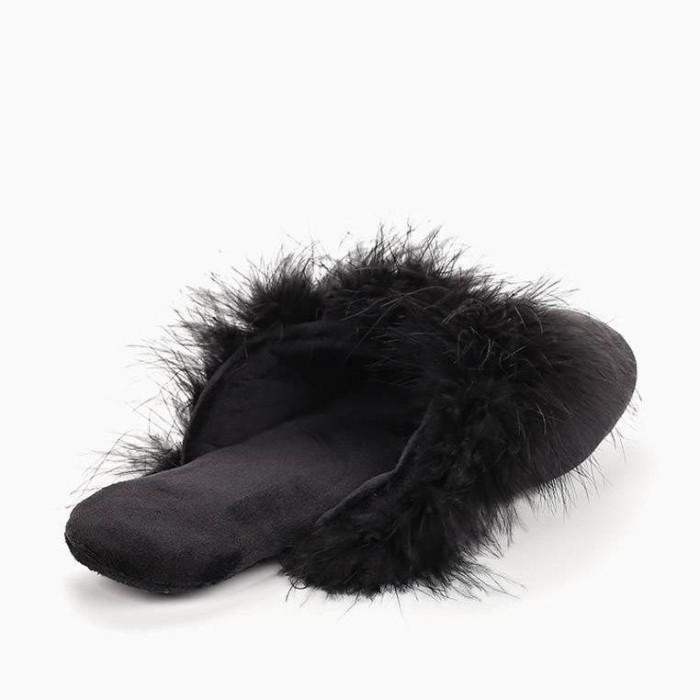 Тапочки №1 (черные) M Женские