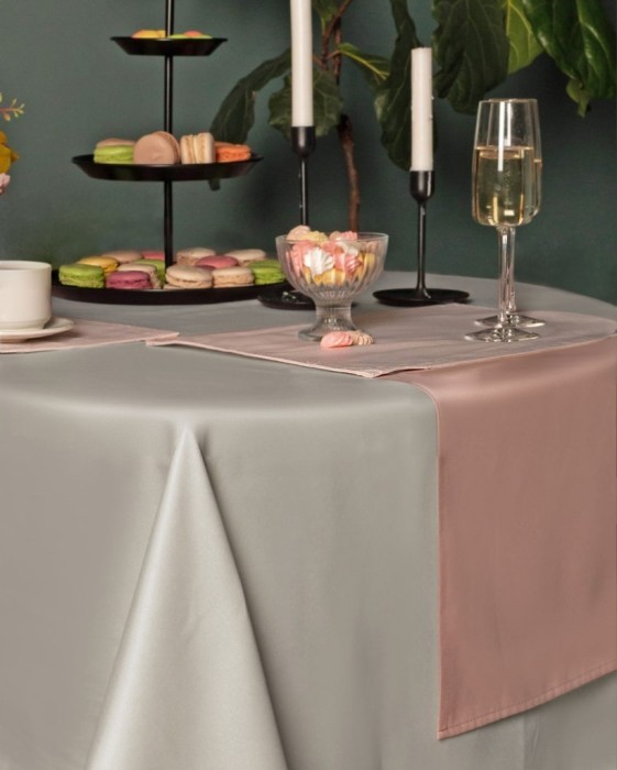 Серенити бежевая Скатерть круглая 160см