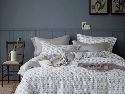 Постельное белье Asabella 1714-4S полуторное сатин тенсел-люкс