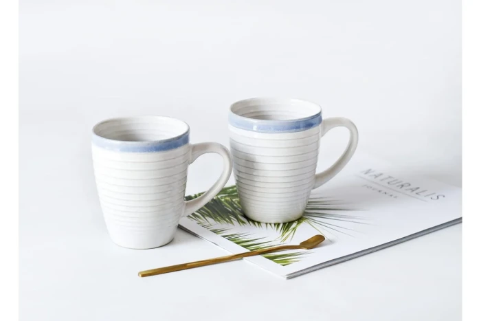 Набор кружек Arya White Stoneware 2 ед Голубой