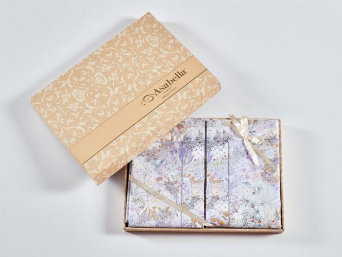 Комплект постельного белья Евро, египетский хлопок Premium 2390-6