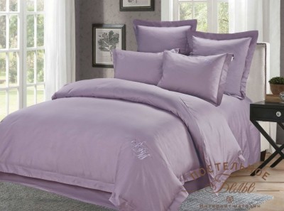 Джонатан (марсала) Комплект постельного белья сатин Евро 4н