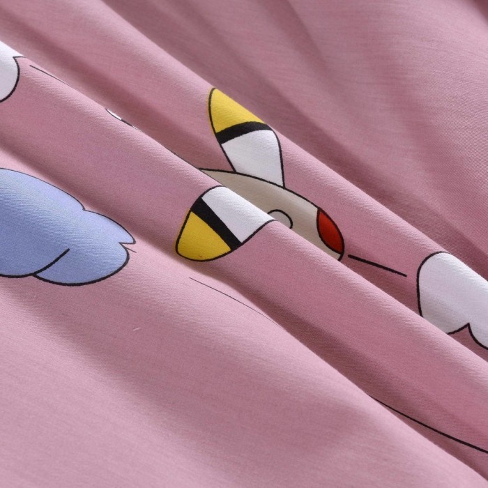 Самолетики (розовые) Комплект постельного белья детский