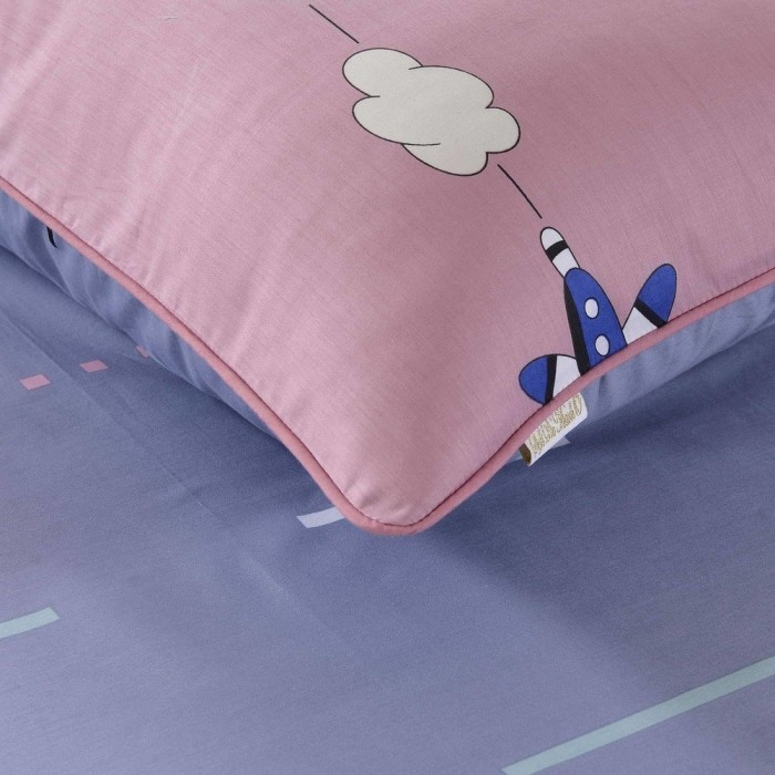 Самолетики (розовые) Комплект постельного белья детский