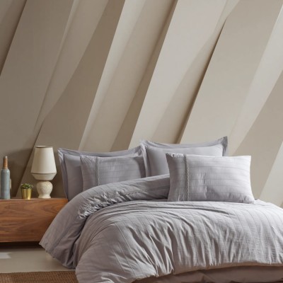 Постельное белье Arya с эффектом Stone Washed 200x220 Bab Серый