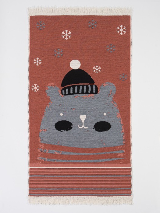 Коврик детский WINTER серый
