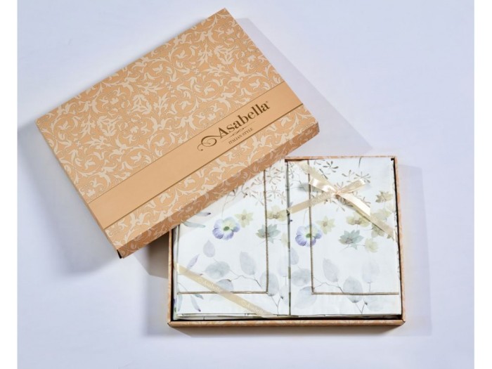 Постельное белье Asabella 1,5-спальный, египетский хлопок Premium 2181-4S