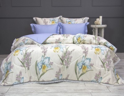 Постельное белье Ладонна (топаз голубой) Egypt Cotton евро