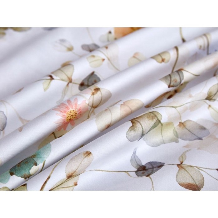 Комплект постельного белья Asabella 1,5-спальный, египетский хлопок Premium 2147-4S