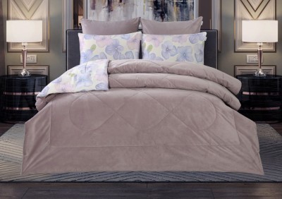 Постельный набор семейный Лина лавандовая пудра ABC Cotton