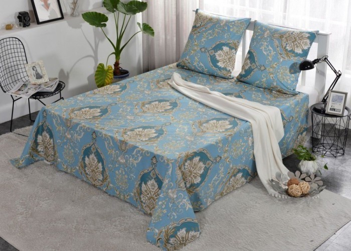 Простынь универсальная сатин печатный PCR-303 160x220