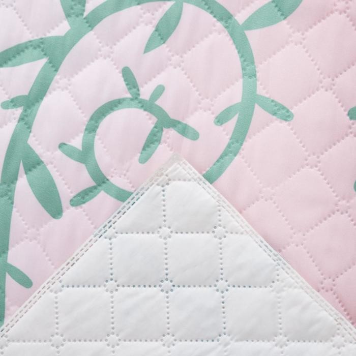 Набор "Этель" 1,5 сп Flamingotime, покрывало 145х210 см, наволочка 40х60 см,  микрофибра