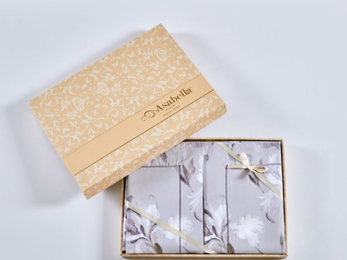 Комплект постельного белья Евро, египетский хлопок Premium 2391-6