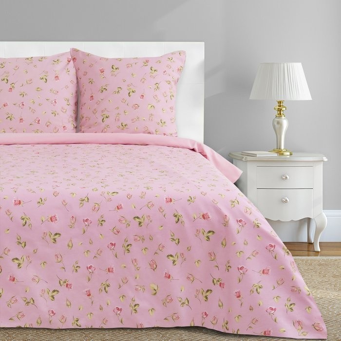 Постельное бельё "Этель" евро Roses (вид 1) 200 х 217 см, 220 х 240 см, 70 х 70 - 2 шт