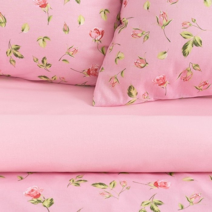 Постельное бельё "Этель" евро Roses (вид 1) 200 х 217 см, 220 х 240 см, 70 х 70 - 2 шт