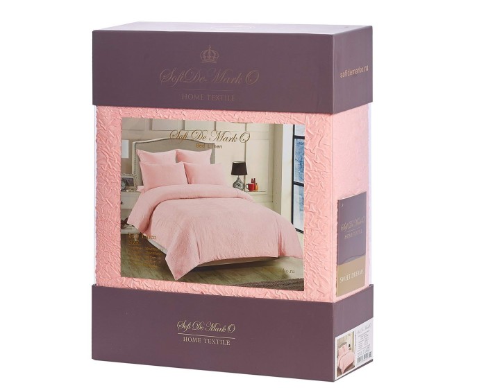 Эйприл (персик) Комплект постельного белья жатка 7Е 4н