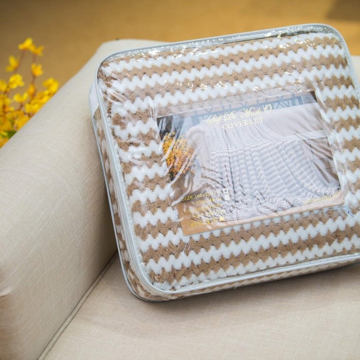 SofiDeMarco Гринда (кофе) Плед 220х240