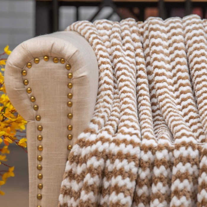 SofiDeMarco Гринда (кофе) Плед 220х240