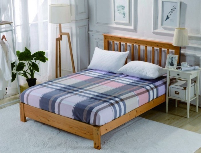 Простынь на резинки сатин печатный PCT-R-240 200x200