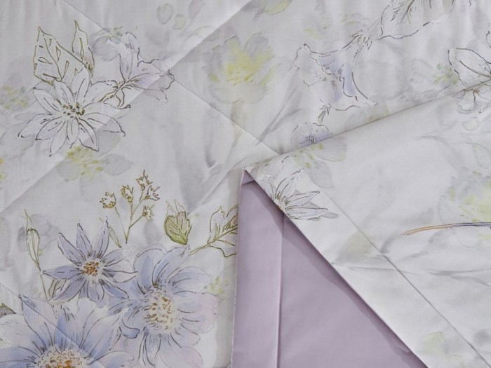 Комплект семейный с двумя летними летним одеялами из фланели-тенсел 160х220 см, 2240-2OSP