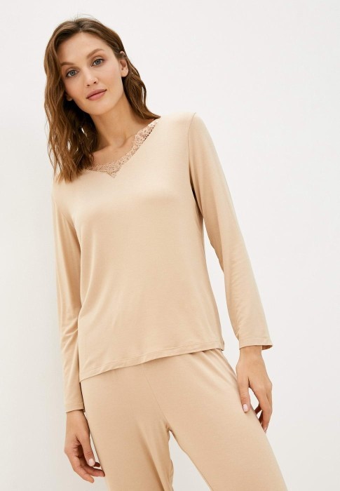 Памела пижама женская бежевая XL