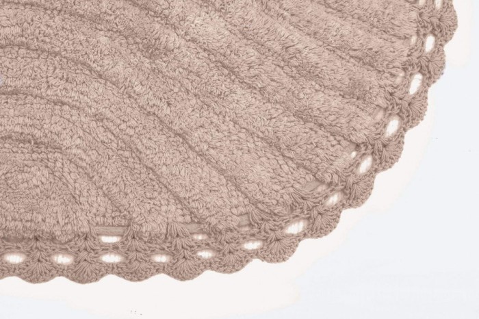 SIERRA (капучино) Коврик для ванной кружевной 50х70