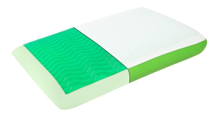 Подушка Arya Memory Foam с Гелевой Вставкой из Зеленого Чая Green Tea