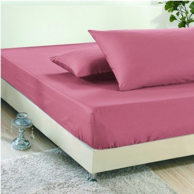 Простынь на резинке сатин однотонный PRC-R-60 90x200