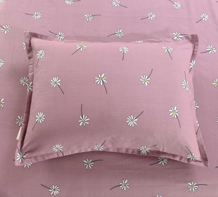 Тина (розовая) Комплект постельного белья сатин Евро 4н