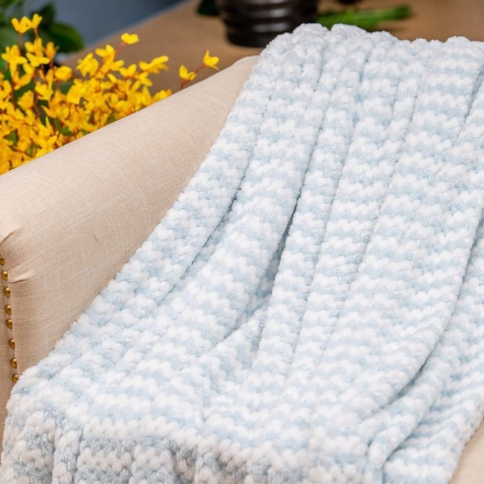 Гринда (голубой) Покрывало 220х240