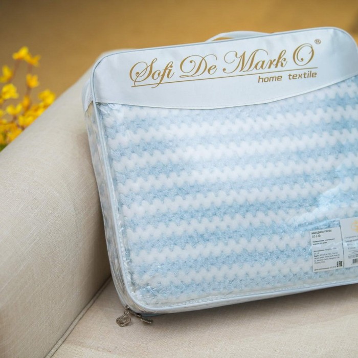 Гринда (голубой) Покрывало 220х240