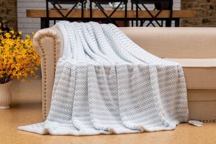 Гринда (голубой) Покрывало 220х240